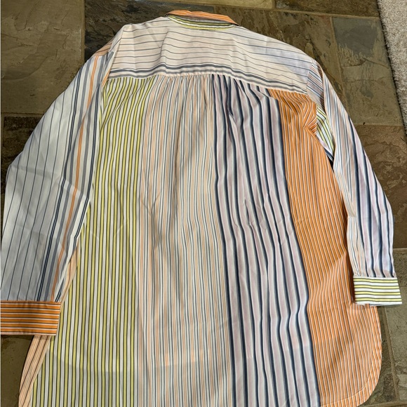 Anthropologie • Maeve • Borrowed from the Boyfriend Alix Henley Blouse Top M L - Picture 10 of 10